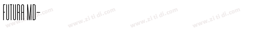Futura Md字体转换